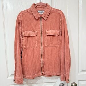 Urban Outfitters Corduroy Zip Up Shirt Jacket